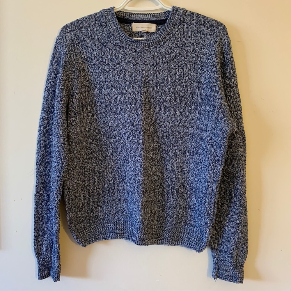 Blue Crew Neck Sweater